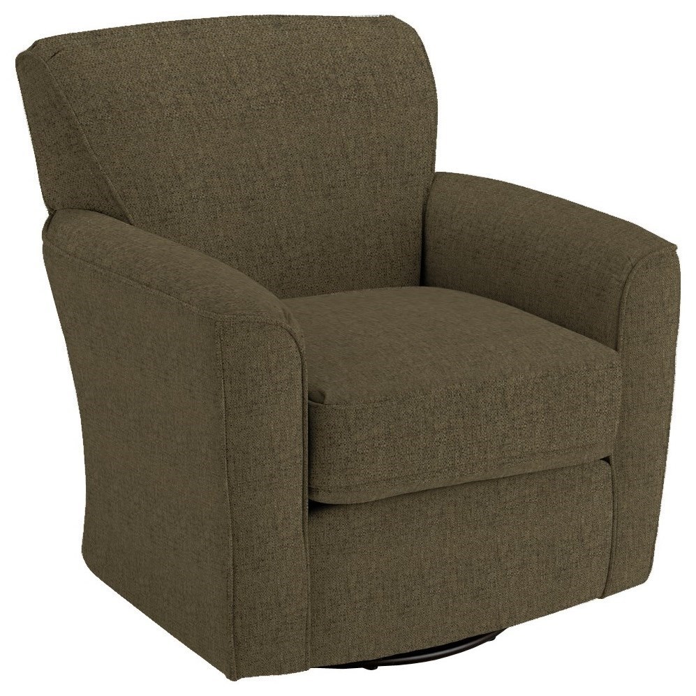 Best Home Furnishings Kaylee 2887 21953C Kaylee Swivel Barrel Arm Chair